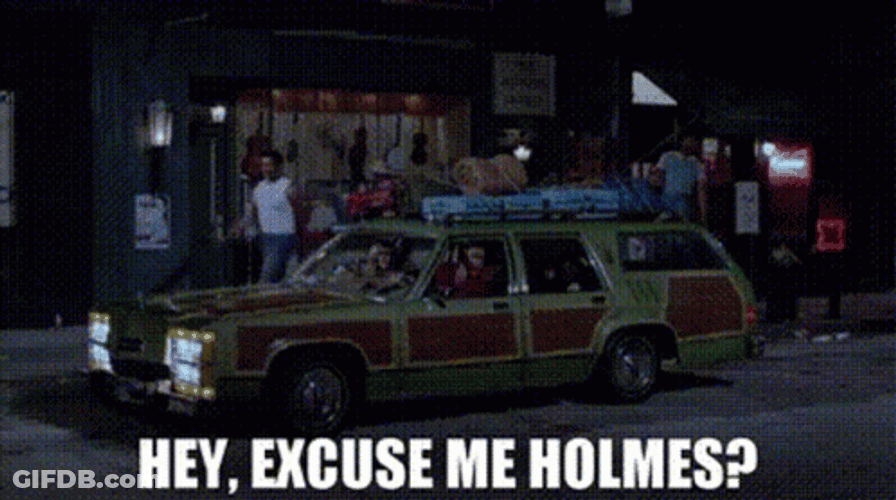 National Lampoon's Vacation Family Truck Parked GIF