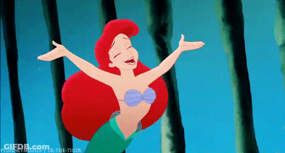 National Sisters Day Ariel's Beginning GIF