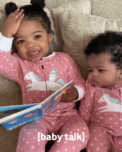 National Sisters Day Baby Talk GIF