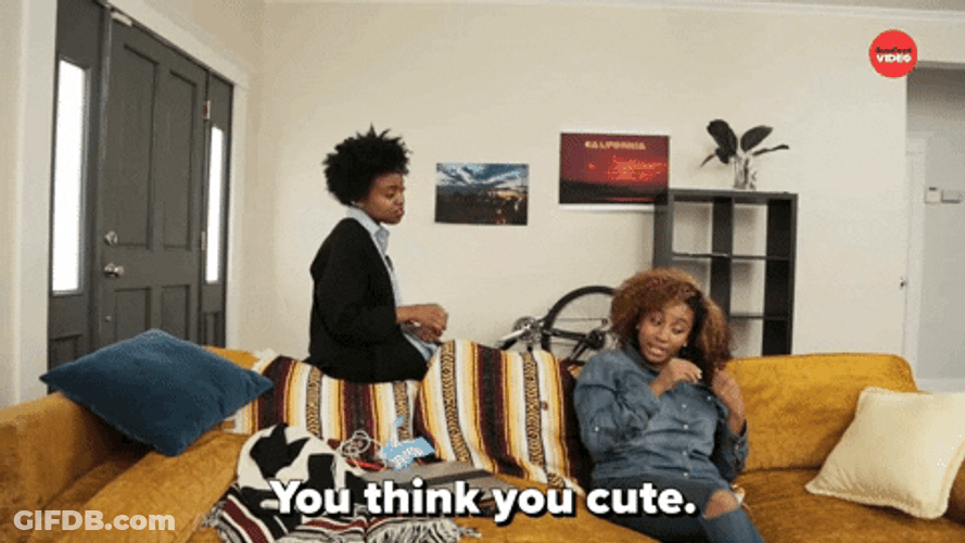 National Sisters Day Living Room Convo GIF