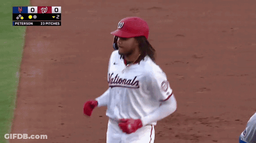 Nationals Baseball Player Celebrating GIF