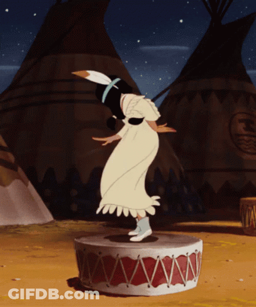 Native American Dancing Tiger Lily GIF