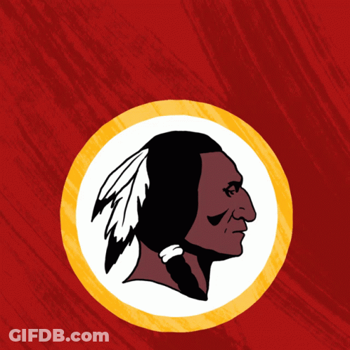 Native American In Yellow Circle With New GIF