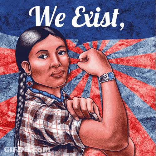 Native American Strong Woman GIF