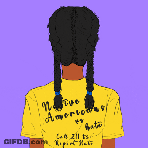 Native American VS Hate GIF