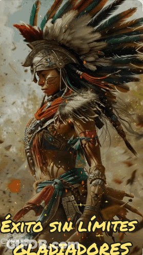 Native American Warrior Exito Sin Limites Gladiadores GIF