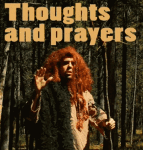 Native Man Thoughts And Prayers GIF