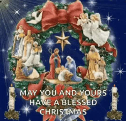 Nativity Of Jesus Have A Blessed Christmas GIF