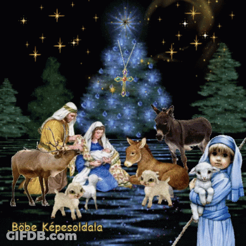 Nativity Scene Bobe Kepesoldala GIF