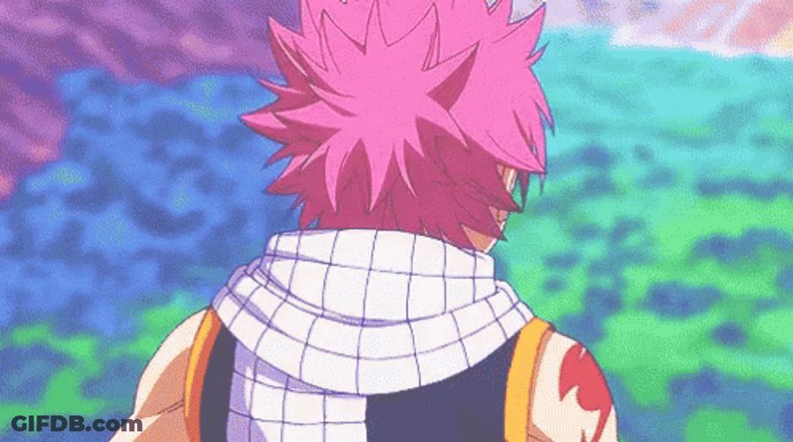 Natsu Dragneel Fairy Tail Anime Smile Thumbs Up GIF