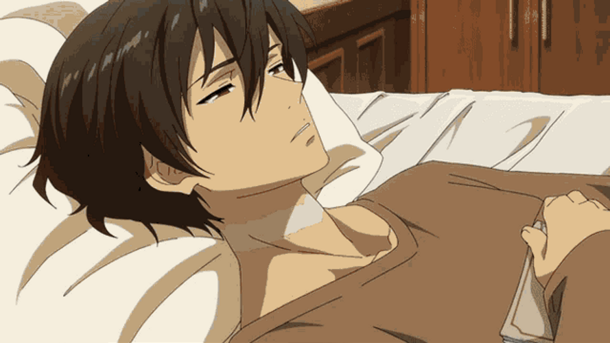 Natsuo Fujii Anime Sleeping GIF