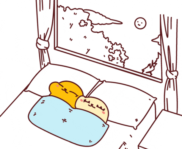 Nattan Universe Sleep Cute Couple GIF