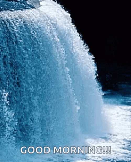 Nature Good Morning Big Waterfalls GIF