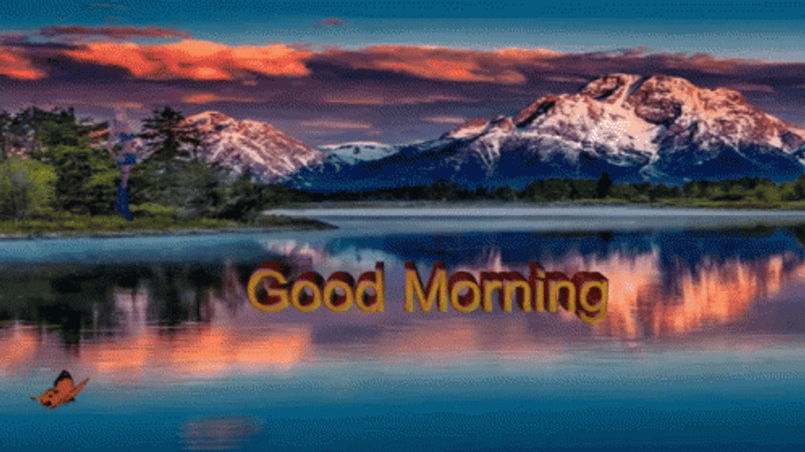 Nature Good Morning Snowy Alps GIF