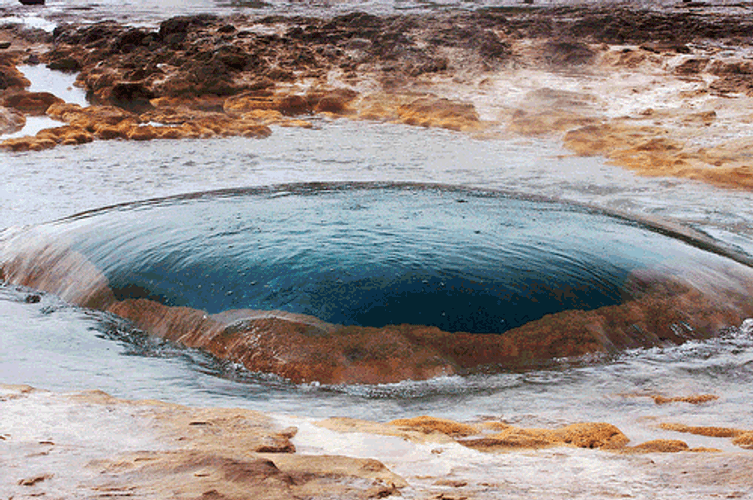 Nature's Strokkur Geyser GIF