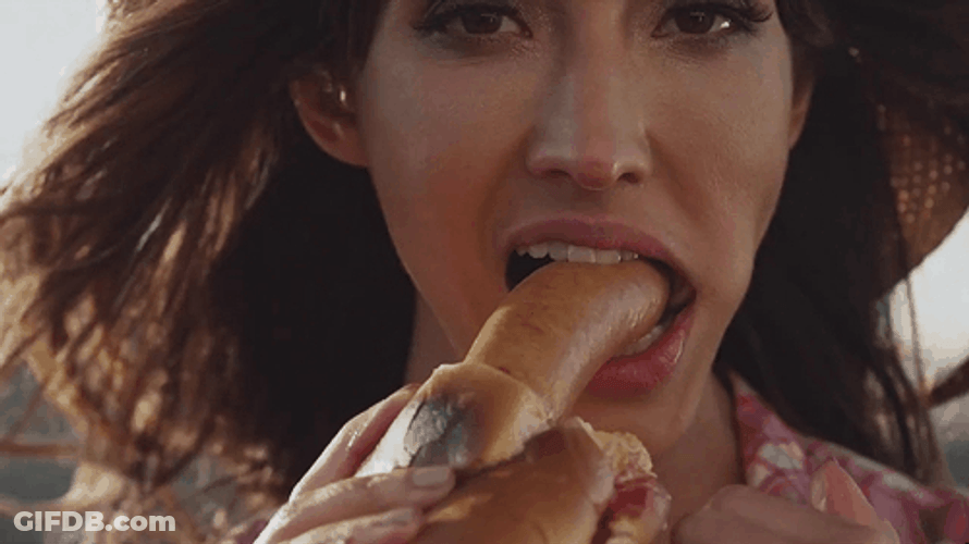 Naught Sausage Commercial No Teeth GIF