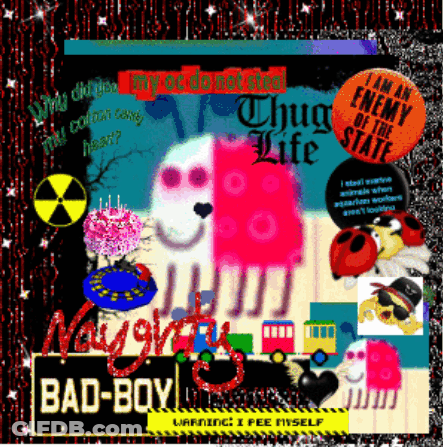 Naughty Bad Boy Collage GIF