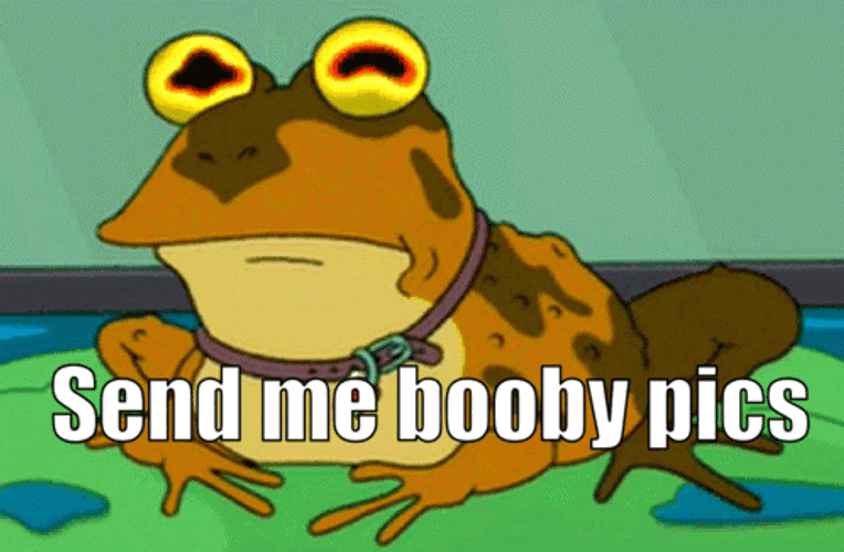Naughty Hypnotoad Asking For Pictures GIF