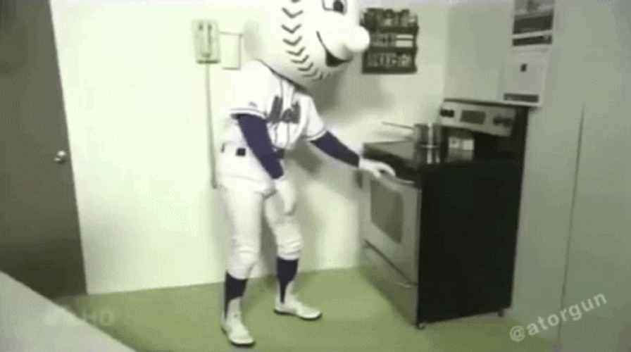 Naughty Mr Met GIF