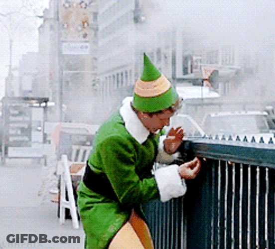 Naughty Papa Elf GIF