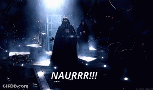 Naur Darth Vader GIF