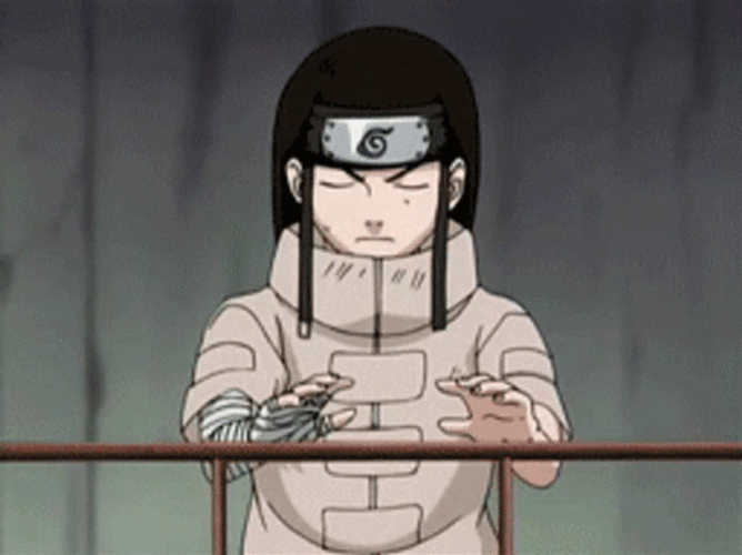 Nauto Shippuden Neji Hyuga GIF