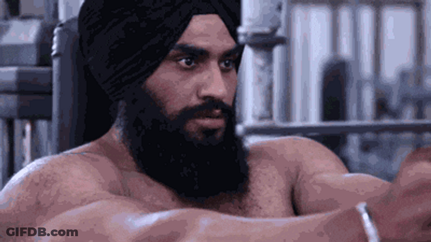 Navtej Johar Hairy Beard GIF