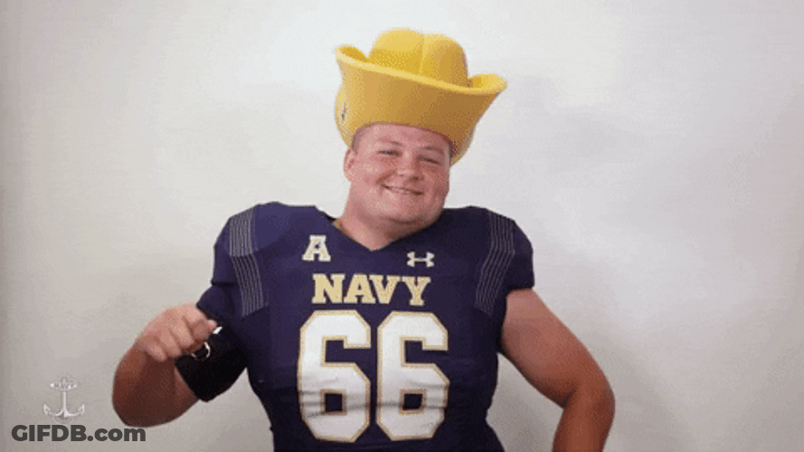 Navy Cowboy Dance Slow Spin GIF