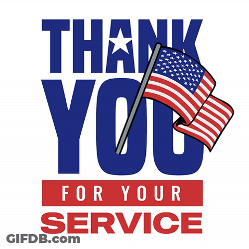 Navy Thank You For Service Graphics Art GIF