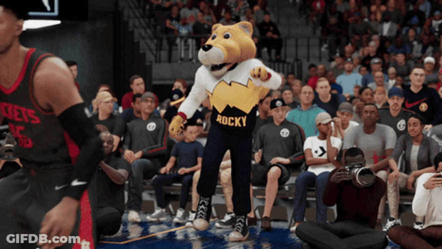 Nba 2K Dancing Mascot GIF