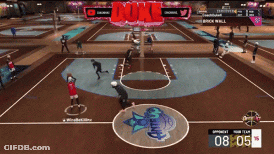 Nba 2K Half Court Game GIF