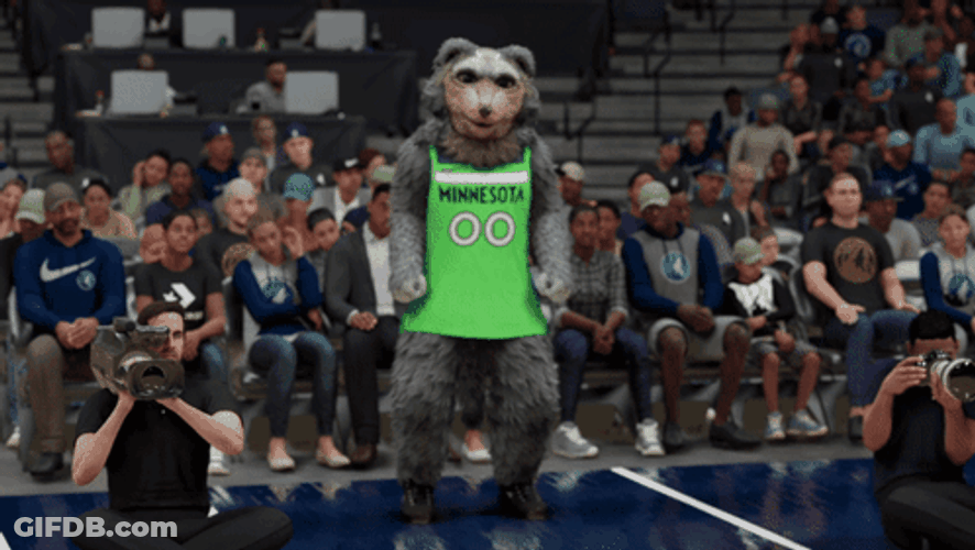 Nba 2K Mascot Crunch Dancing GIF