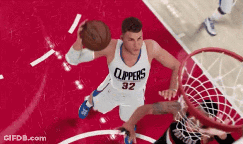 Nba 2K Slow Motion Dunk GIF