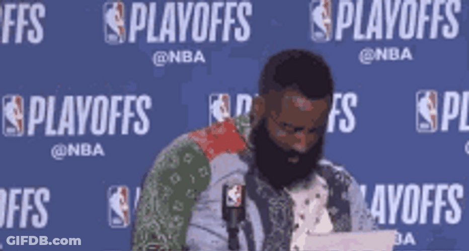NBA Basketball Player James Harden Head Scratch GIF