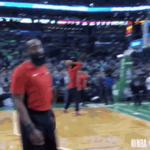 NBA Basketball Player James Harden Startling Camera GIF