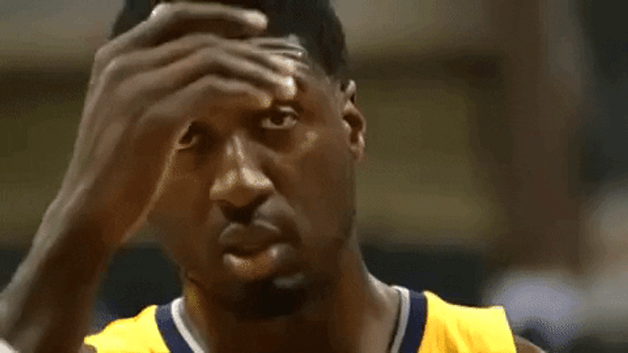 NBA Basketball Player Wiping Sweat GIF