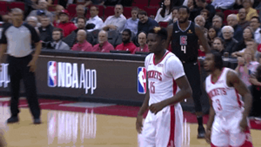 NBA Clint Capela Punching Air GIF