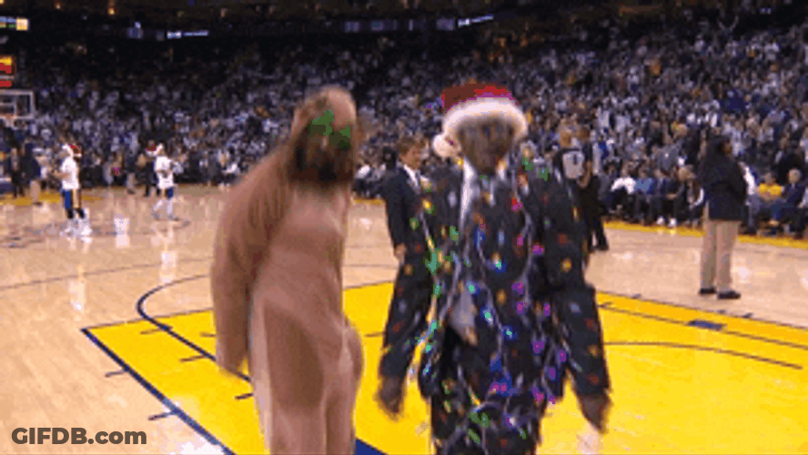 Nba Dancing Reindeer Costume GIF