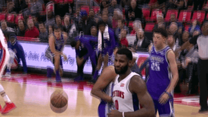 NBA Detroit Pistons Player Stank Face Slow Motion GIF