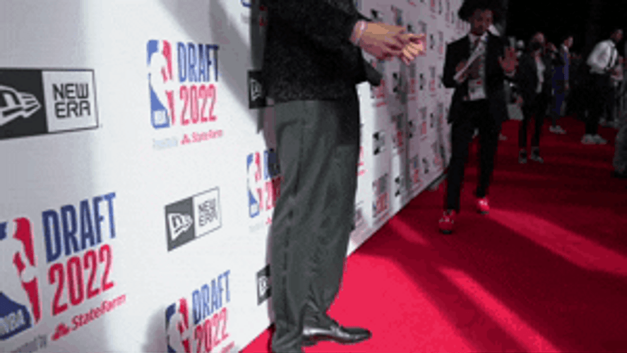 Nba Draft 2023 Hopeful Athlete Posing GIF