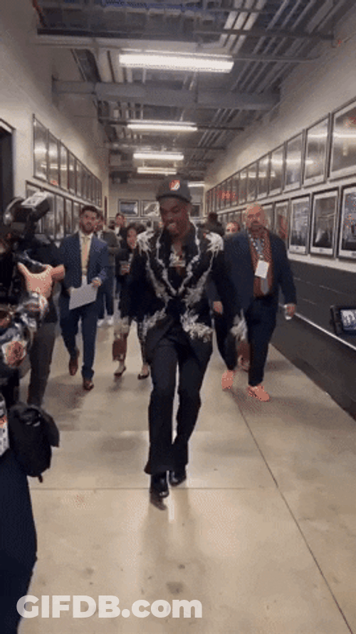 Nba Draft Candidate Dancing In Hallway GIF