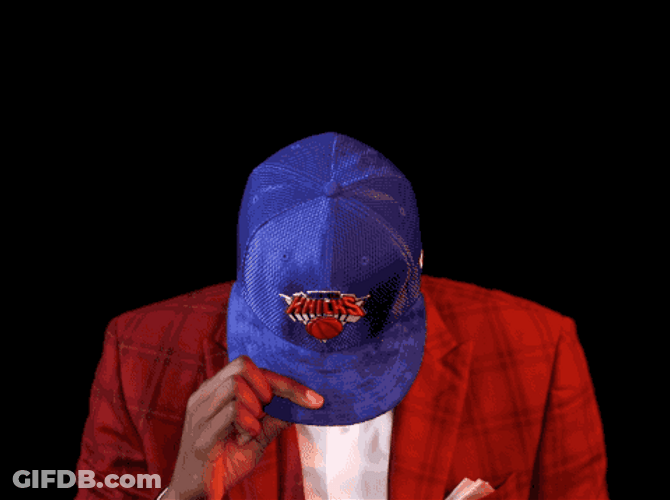Nba Draft Frank Ntilikina Pointing At Bullcap GIF