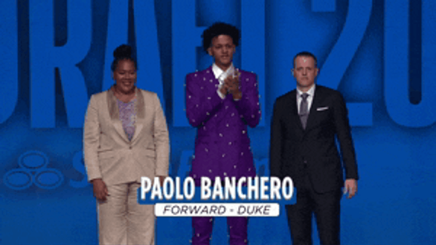 Nba Draft Paolo Banchero Applauding GIF