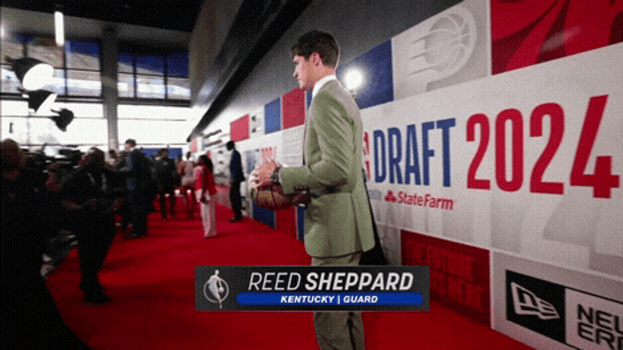 Nba Draft Reed Sheppard Panoramic Shot GIF