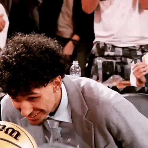 Nba Draft Young Hopeful Player Happy GIF