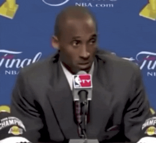NBA Kobe Bryant Press Conference GIF