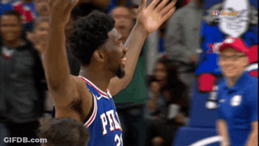 NBA Player Asking For Cheers GIF