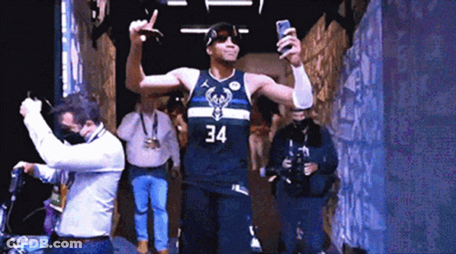 NBA Player Dance Entrance GIF