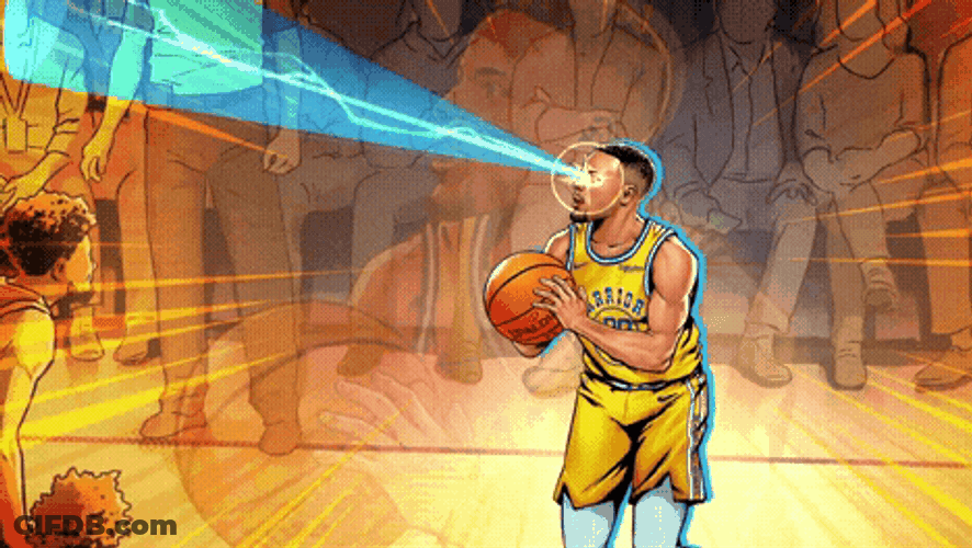 Nba Playoffs Animated Steph Curry GIF