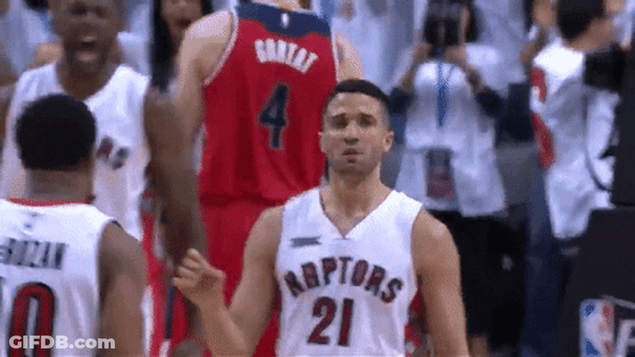 NBA Raptors Shimmy Dancing GIF